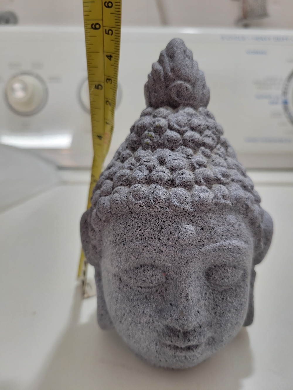 Meditative Buddha Head Statue - Home Accent